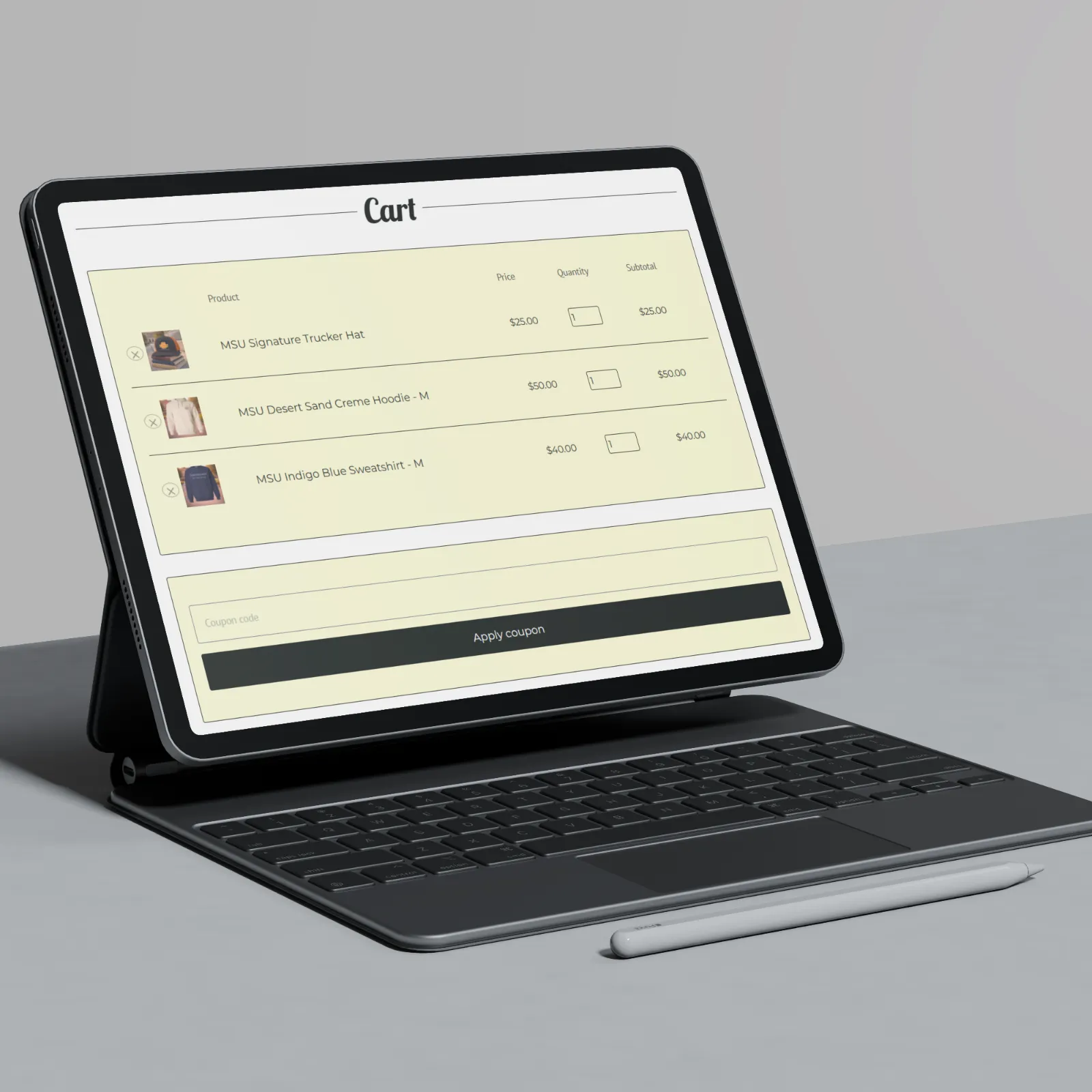 CartTabletMockup