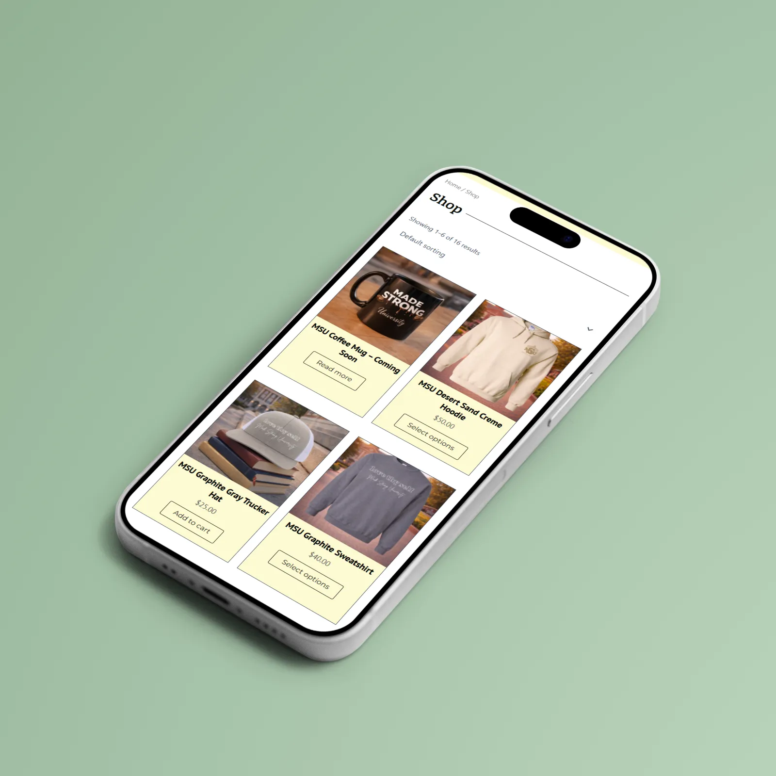 ShopMobileMockup